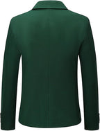 Men's Stretch Blazer Slim Fit Suit Jacket