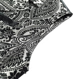 Men's Gothic Steampunk Suit Vest – Western Waistcoat with Paisley Print