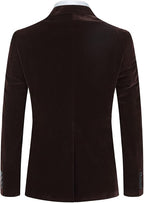 Men's Velvet Blazer Regular Fit Tuxedo Jacket