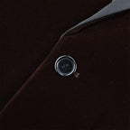 Men's Velvet Blazer Regular Fit Tuxedo Jacket