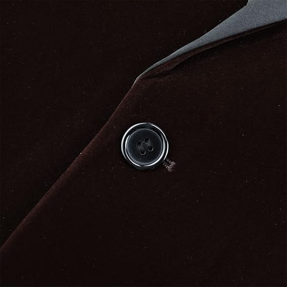 Men's Velvet Blazer Regular Fit Tuxedo Jacket