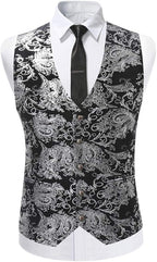 Men's Jacquard Suit Vest