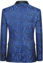 Men's Slim Fit Jacquard Blazer
