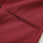 Men's Double Breasted Suit Vest with Scoop Neck