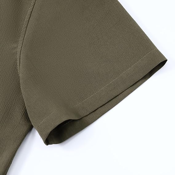 Men's Short Sleeve Button-Down Shirt