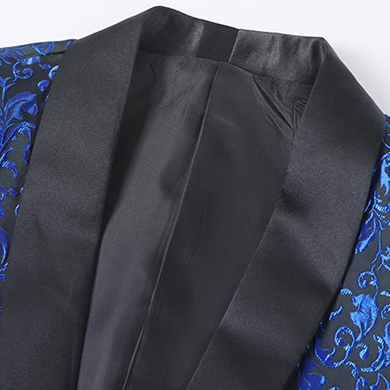 Men's Slim Fit Jacquard Blazer