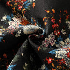 Men's Long Sleeve Paisley Print Linen Shirt