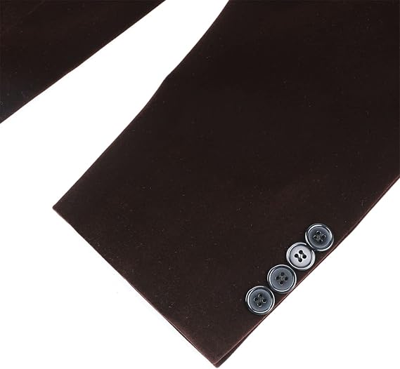 Men's Velvet Blazer Regular Fit Tuxedo Jacket