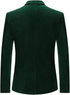 Men's Velvet Blazer Regular Fit Tuxedo Jacket