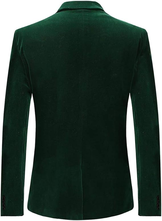 Men's Velvet Blazer Regular Fit Tuxedo Jacket