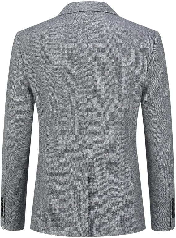 Men's Tweed Striped Blazer