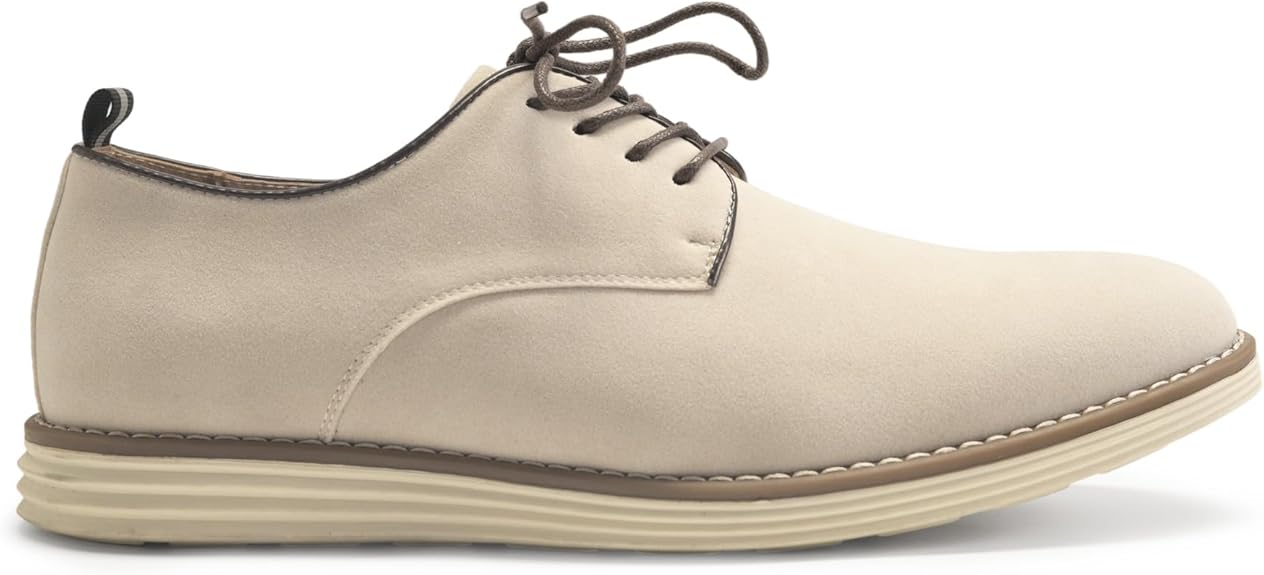 Men's Suede Lace-Up Casual Trainers