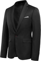 Men's Slim Fit One-Button Blazer
