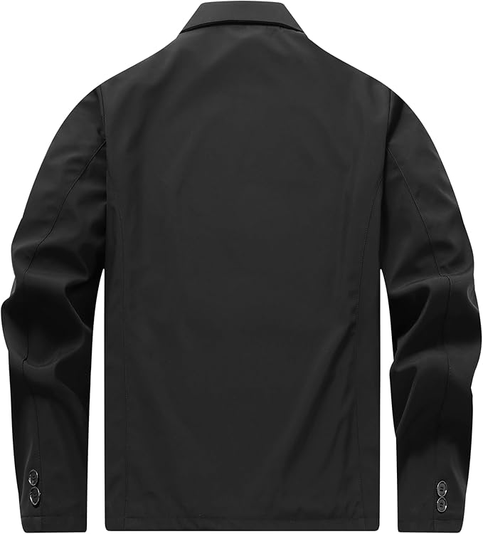 Men's Lightweight Button Placket Jacket
