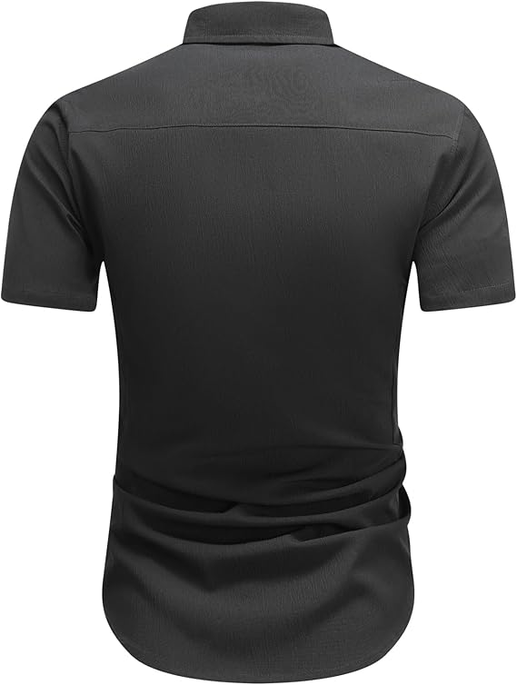 Men's Short Sleeve Button-Down Shirt