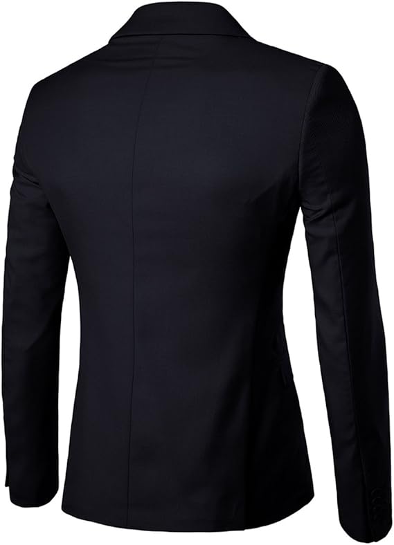Men's Slim Fit One-Button Suit Jacket