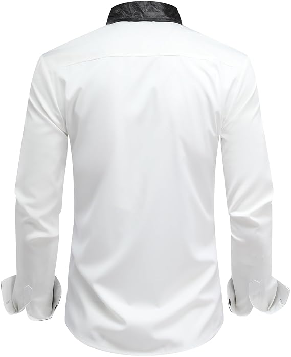 Men's Long Sleeve Contrast Shirt