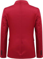 Men's Slim Fit One-Button Blazer