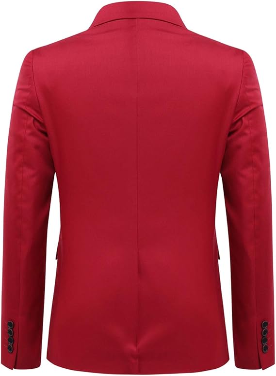 Men's Slim Fit One-Button Blazer