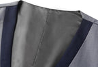 Men's Double Breasted Suit Vest with Scoop Neck