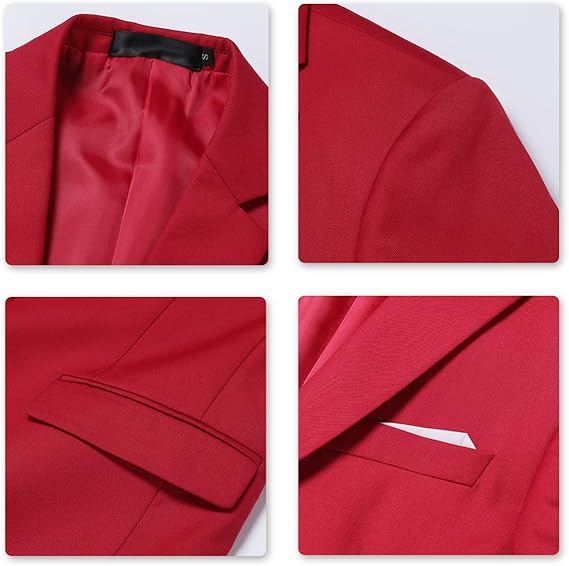 Men's Slim Fit One-Button Blazer