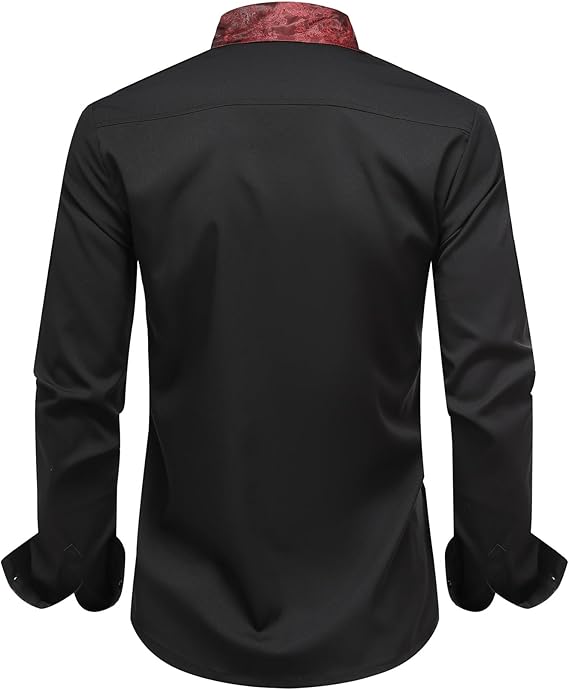 Men's Long Sleeve Contrast Shirt