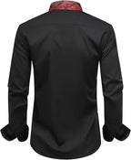 Men's Long Sleeve Contrast Shirt