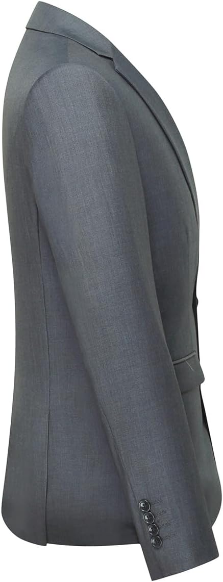 Men's Slim Fit One-Button Suit Jacket