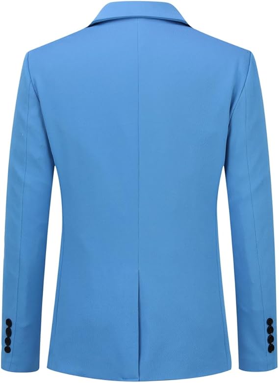 Men's Stretch Blazer Slim Fit Suit Jacket