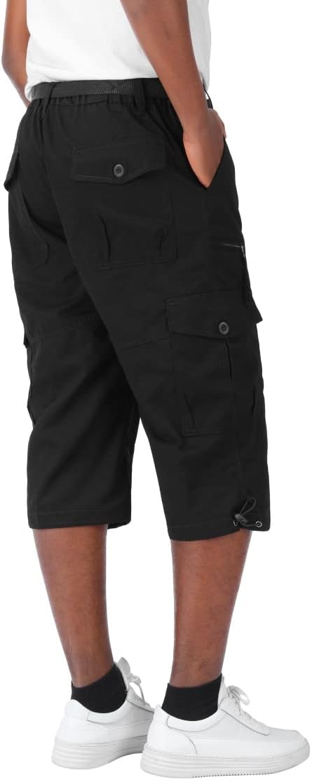 Men's Cargo Shorts with Belt