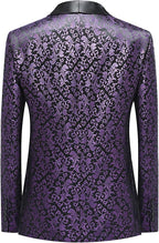 Men's Slim Fit Jacquard Blazer
