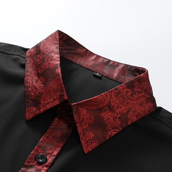Men's Long Sleeve Contrast Shirt