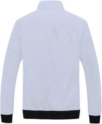 Men's Bomber Jacket with Stand-Up Collar