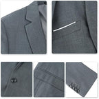 Men's Slim Fit One-Button Suit Jacket