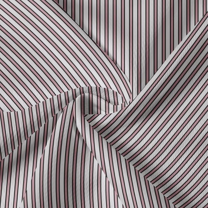 Men's Long Sleeve Striped Polo Shirt