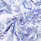 Men's Jacquard Long Sleeve Shirt - Paisley Pattern