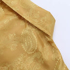 Men's Paisley Long Sleeve Embroidered Shirt
