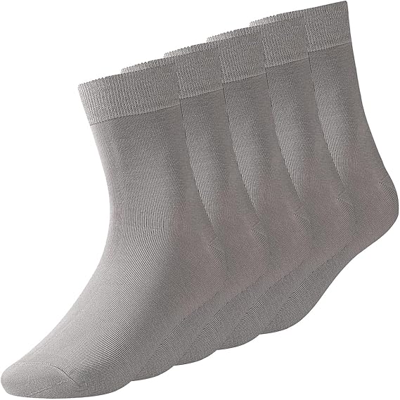 Men's Cotton Crew Socks (3 or 5 Pairs)