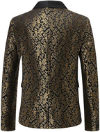 Men's Slim Fit Jacquard Blazer