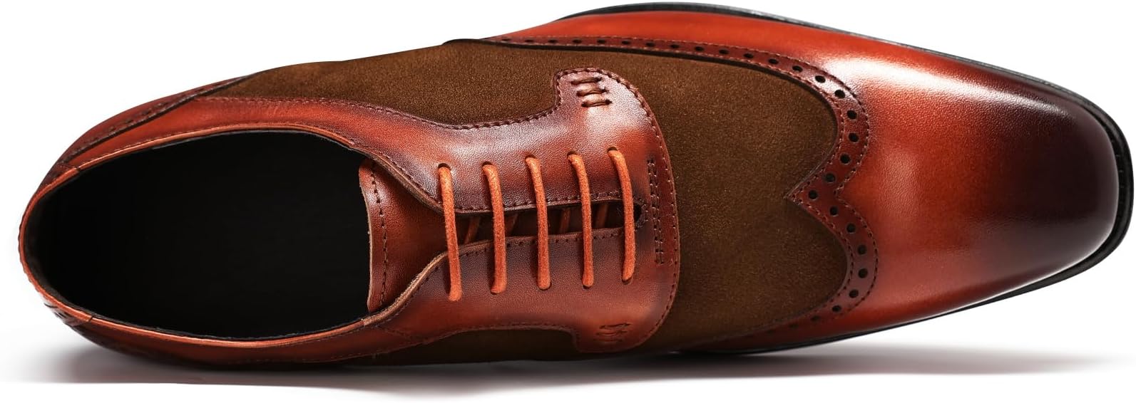 Men's Leather Lace-Up Oxford Shoes
