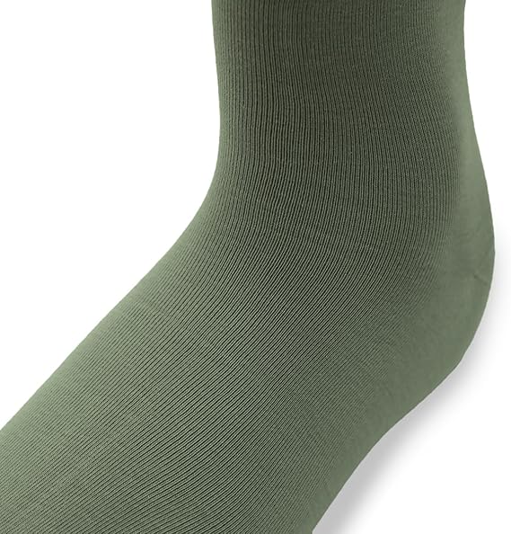 Men's Cotton Crew Socks (3 or 5 Pairs)