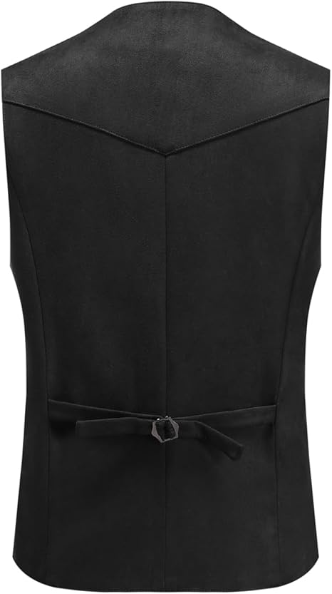 Men's Faux Suede Sleeveless Vest