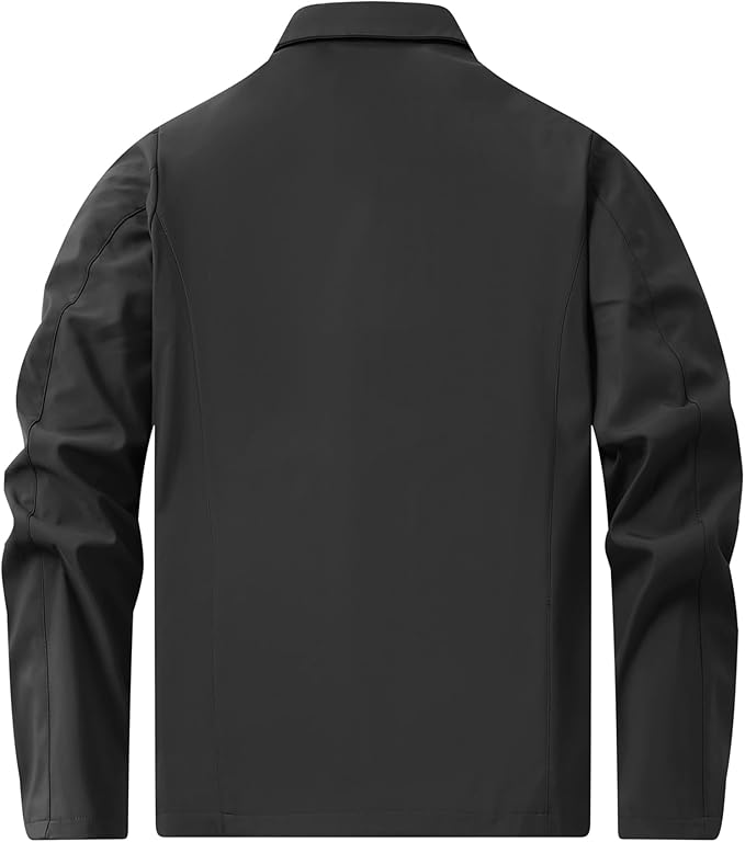 Men's Lightweight Zip-Up Bomber Jacket