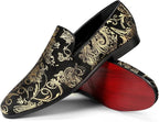 Men's Embroidered Loafer Shoes