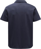 Men's Short Sleeve Polo Shirt with Zip Collar