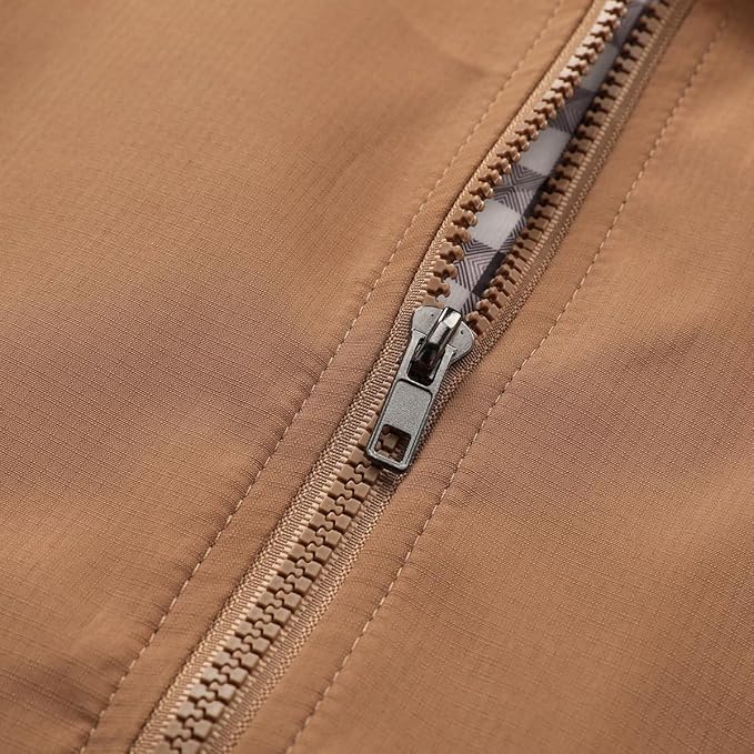 Men's Bomber Jacket with Stand-Up Collar