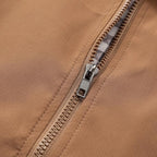 Men's Bomber Jacket with Stand-Up Collar