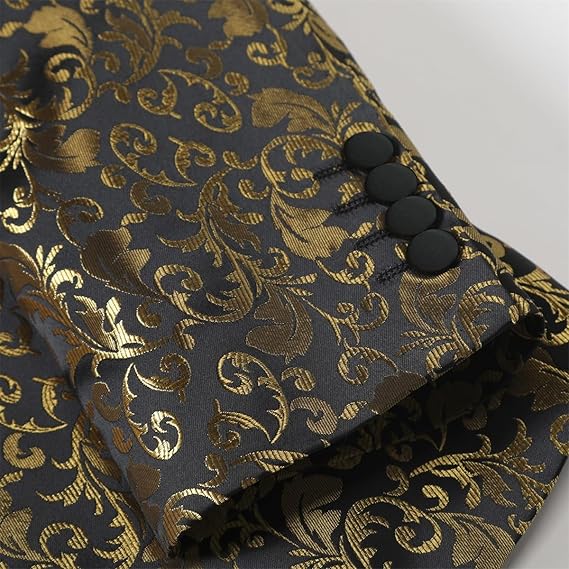 Men's Slim Fit Jacquard Blazer
