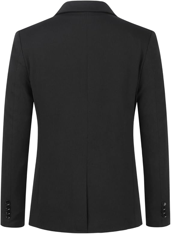 Men's Stretch Blazer Slim Fit Suit Jacket