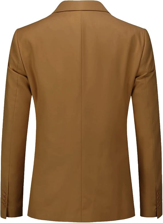 Men's Slim Fit One-Button Suit Jacket